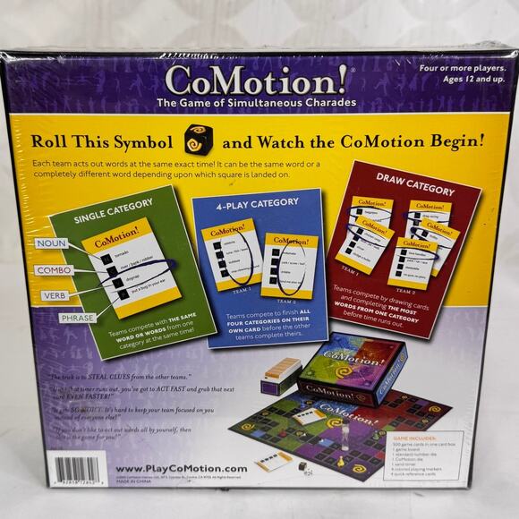 CoMotion! The Game of Simultaneous Charades! 2nd Edition - NEW! - Picture 2 of 4